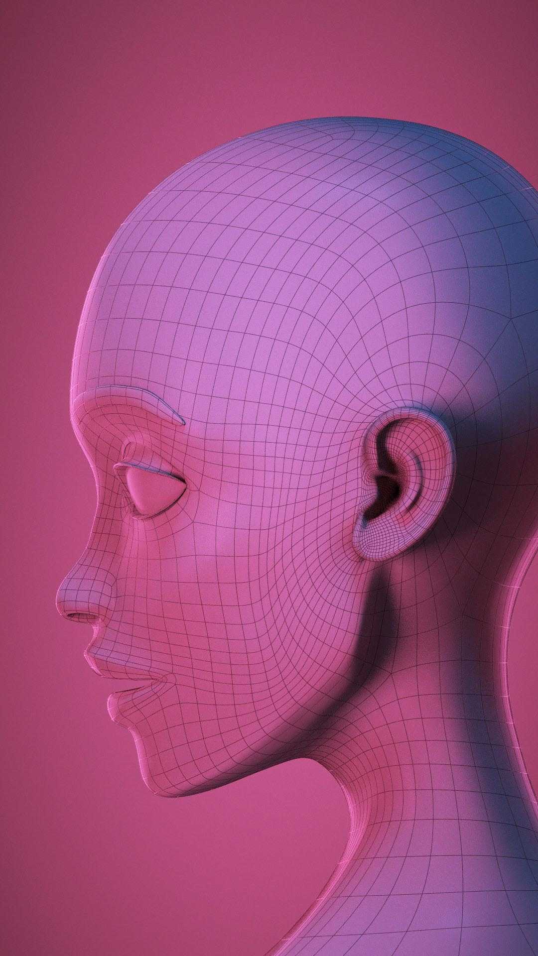 Head 3D Modeling and Animation