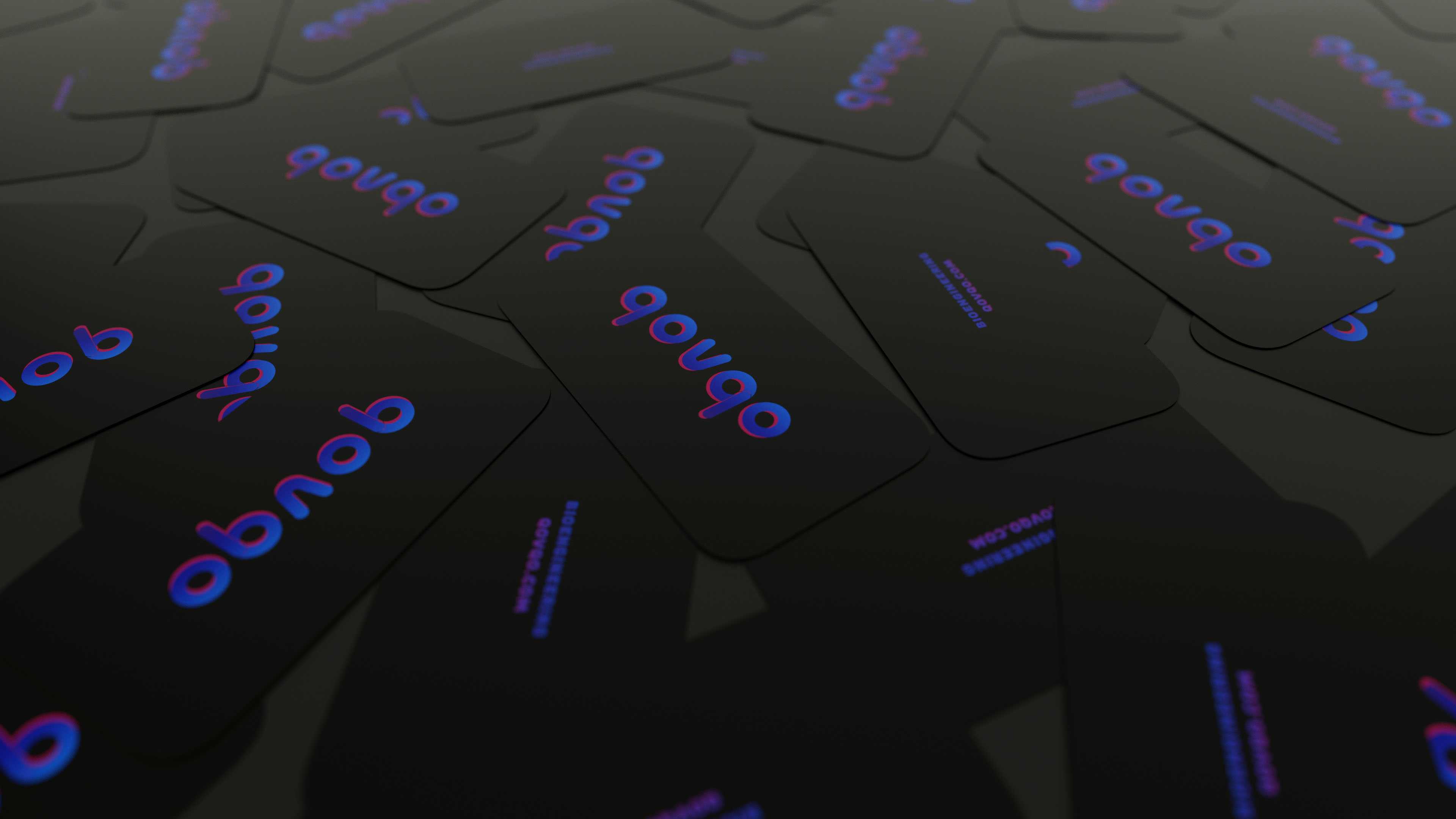 Qovqo logo and business cards