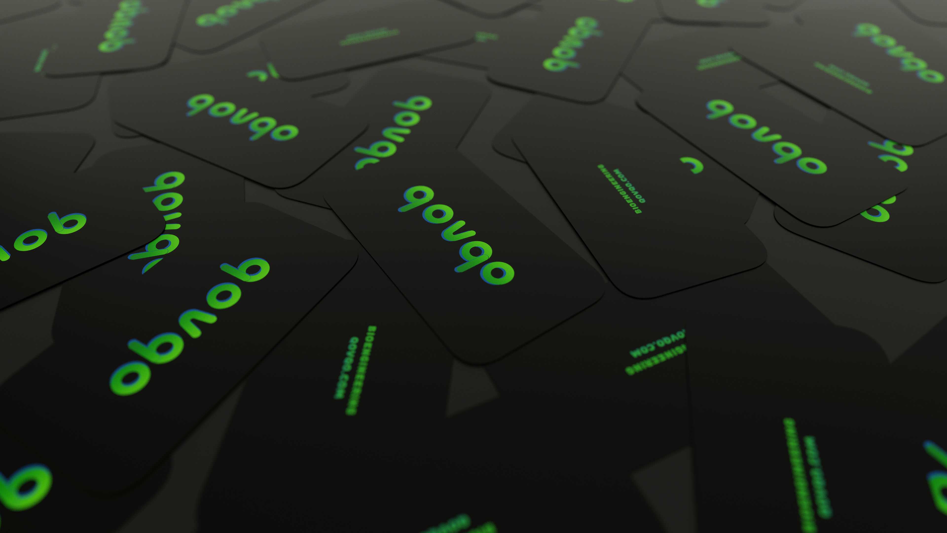 Qovqo logo and business cards